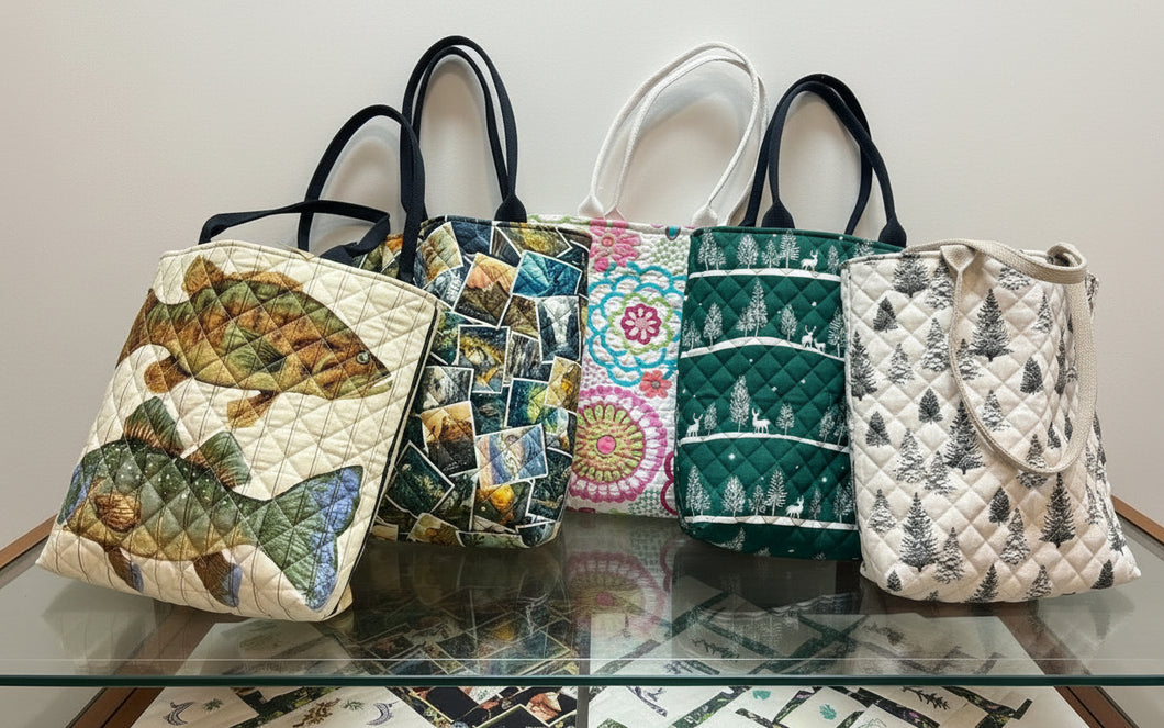 Quilted Tote Bags - By: Tally Ho Stitchery – LuLu's Montana Market