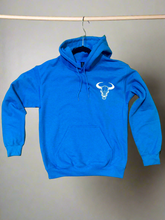 Load image into Gallery viewer, Livingston Flag Hoodie (Blue) - By: 406 Vinyl Art
