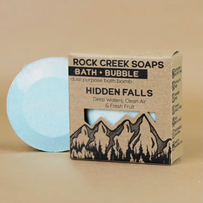 Hidden Falls | Dual Purpose Bath Tablet - By: Rock Creek Soaps