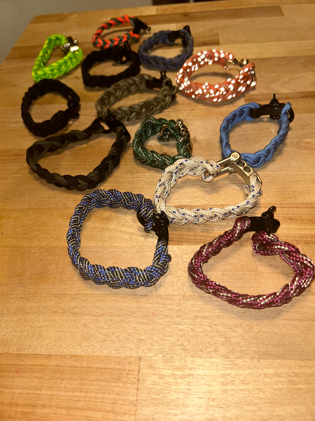 Braided Para Cord Bracelets - By: Tristan Ford