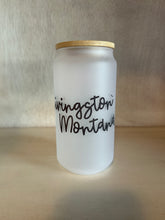 Load image into Gallery viewer, Livingston Boot Glass w/ Straw - By: 406 Vinyl Art

