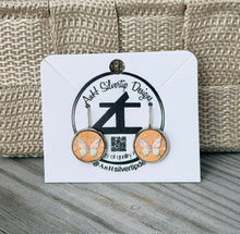 Load image into Gallery viewer, Round Art Drop Earrings – By: AnH Silvertip Designs
