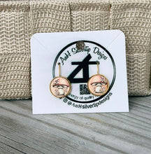 Load image into Gallery viewer, Round Art Drop Earrings – By: AnH Silvertip Designs
