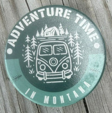 Load image into Gallery viewer, Montana &amp; Yellowstone Stamp Ceramic Magnets – By: AnH Silvertip Family
