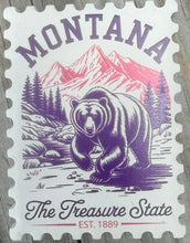 Load image into Gallery viewer, Montana &amp; Yellowstone Stamp Ceramic Magnets – By: AnH Silvertip Family
