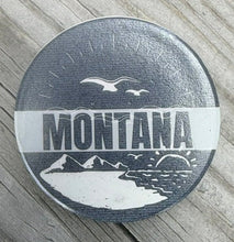 Load image into Gallery viewer, Montana &amp; Yellowstone Stamp Ceramic Magnets – By: AnH Silvertip Family
