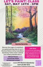 Load image into Gallery viewer, Let&#39;s Paint! Class May 2024 - Sunrise Serenity
