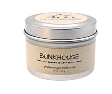 Load image into Gallery viewer, Pine and Sage Candles - Bunkhouse-6 oz. Black Matte Candle Tin
