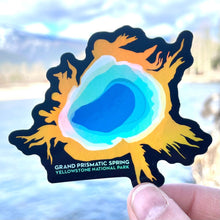 Load image into Gallery viewer, Grand Prismatic Spring - Yellowstone National Park Sticker - By: Creatively Leanne
