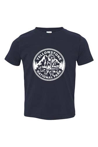 Yellowstone Toddler Shirt (Navy) - By: Montana Tees