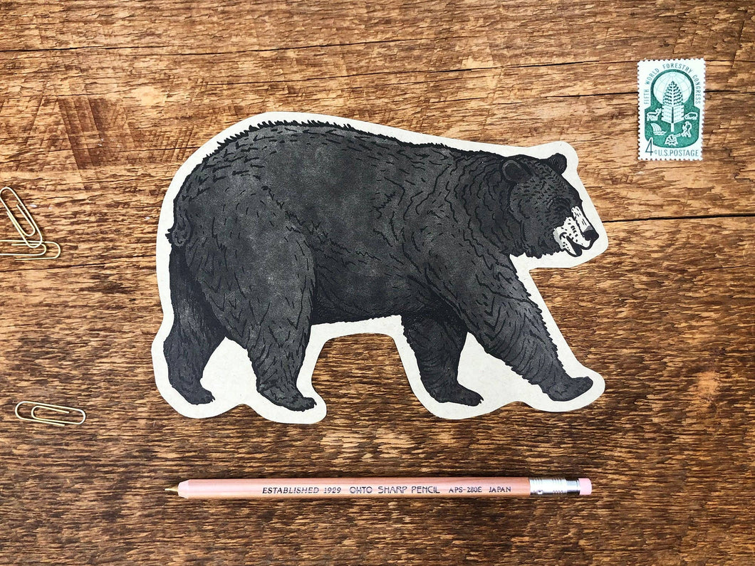 Black Bear Postcard - By: Noteworthy Paper & Press