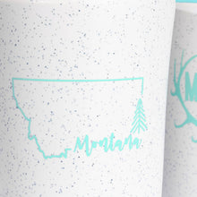 Load image into Gallery viewer, The Montana Way - Montana Girl Speckle Mug in Teal
