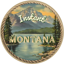 Load image into Gallery viewer, 4 oz Premium Travel Candles / Montana Postcard Tins - By: The Sacred Wild Candle Co
