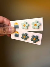 Load image into Gallery viewer, La Petite Rose LLC - Fall Flower Studs, Daisy Floral Earrings 
