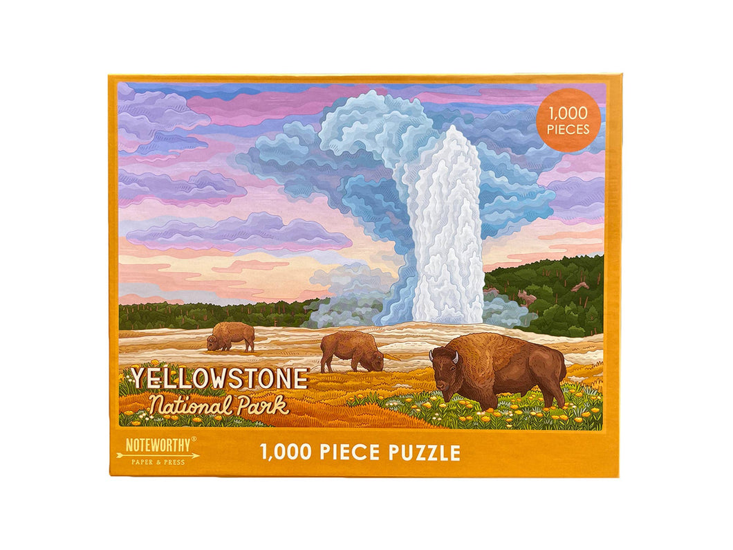 Yellowstone National Park Puzzle - By: Noteworthy Paper & Press