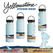 Load image into Gallery viewer, Yellowstone Sticker Wrap - National Park Sticker - By: Creatively Leanne
