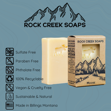 Load image into Gallery viewer, Moose Bar Soap: Balsam &amp; Cedar - By: Rock Creek Soaps

