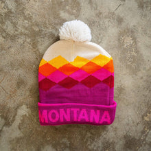 Load image into Gallery viewer, Montana Diamonds Pom Beanie - By: The Montana Scene

