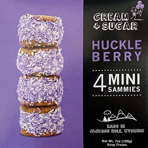 Huckleberry Mini Sammies (Frozen) - By: Cream & Sugar