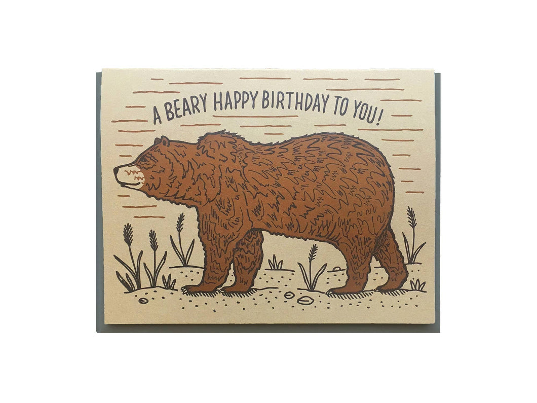 Birthday Bear Card - By: Noteworthy Paper & Press