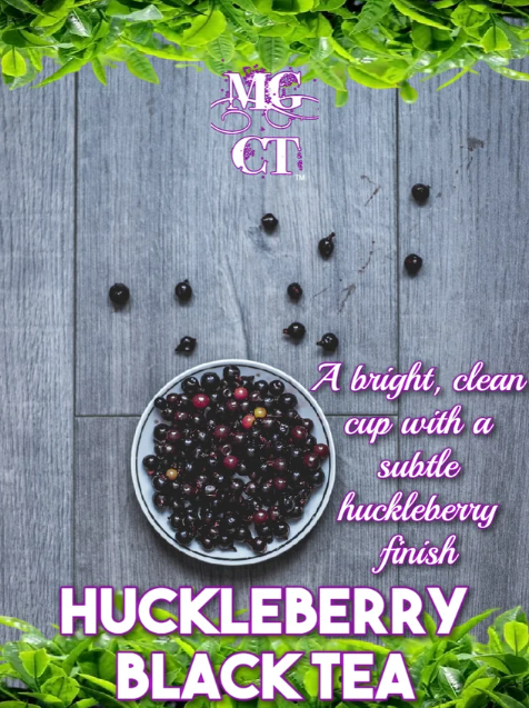 Huckleberry Flavored Black Tea - By: Morning Glory Coffee & Tea