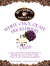 Load image into Gallery viewer, White Chocolate Huckleberry Flavored Coffee (Whole Bean) - By: Morning Glory Coffee &amp; Tea
