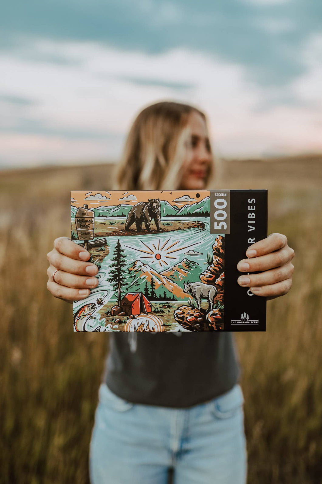 Outdoor Vibes Puzzle - By: Montana Scene