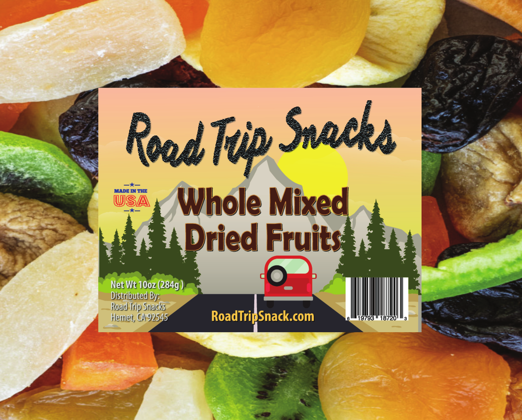 Whole Mixed Dried Fruits - By: Tender Heifer Snack Co