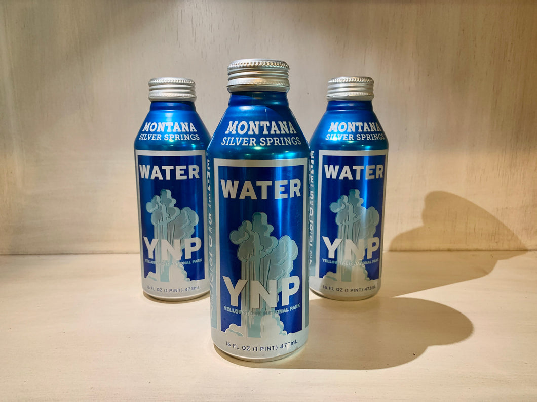Water 12oz Bottle Aluminum - By: Montana Silver Springs