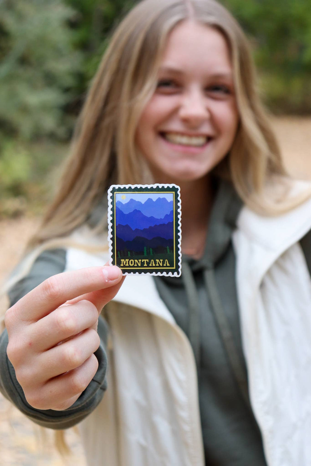 Nellie Nicole Designs - Montana Stamp | Sticker