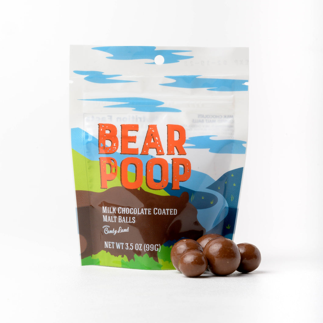 Bear Poop (Chocolate Covered Malt Balls) - By: Genesee Candy Land