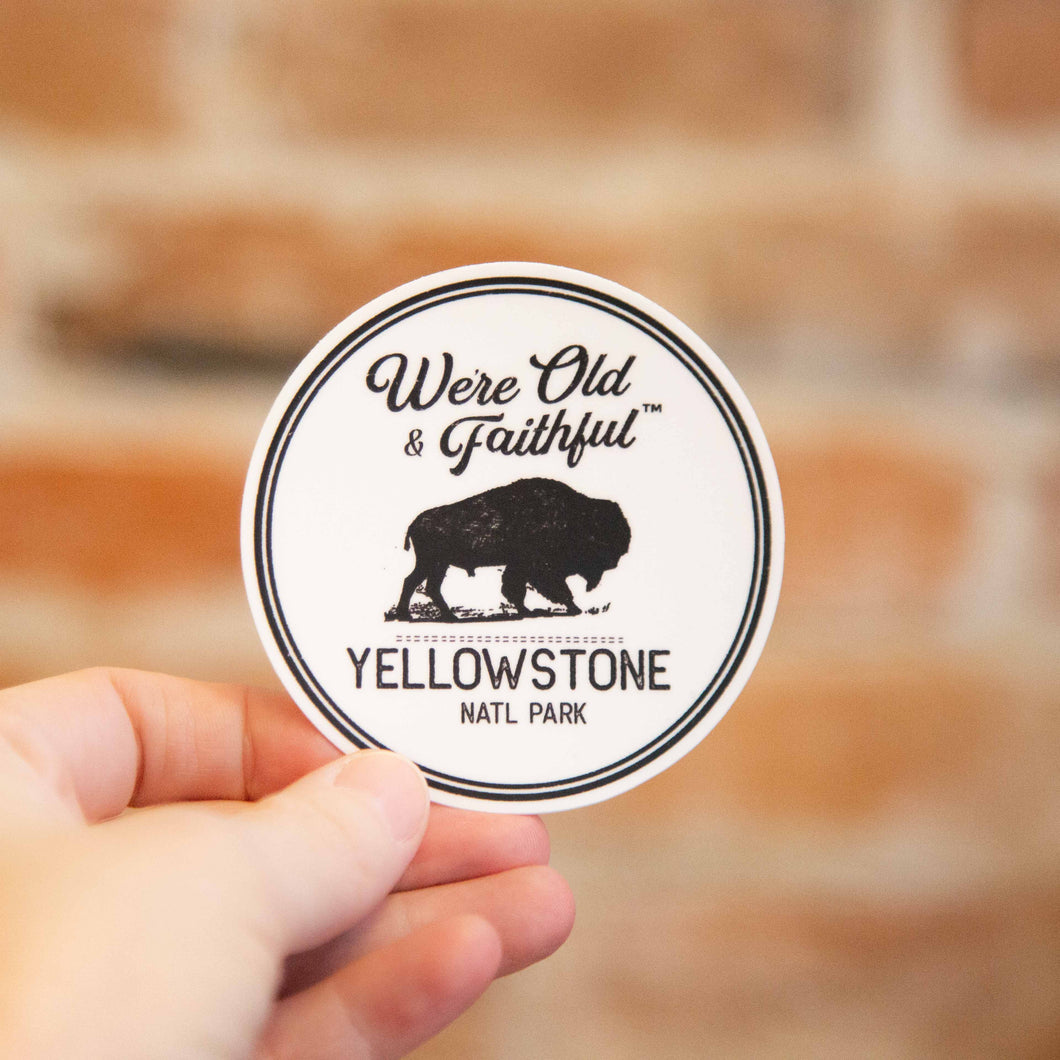 Yellowstone Nat'l Park Sticker - By: Hometana