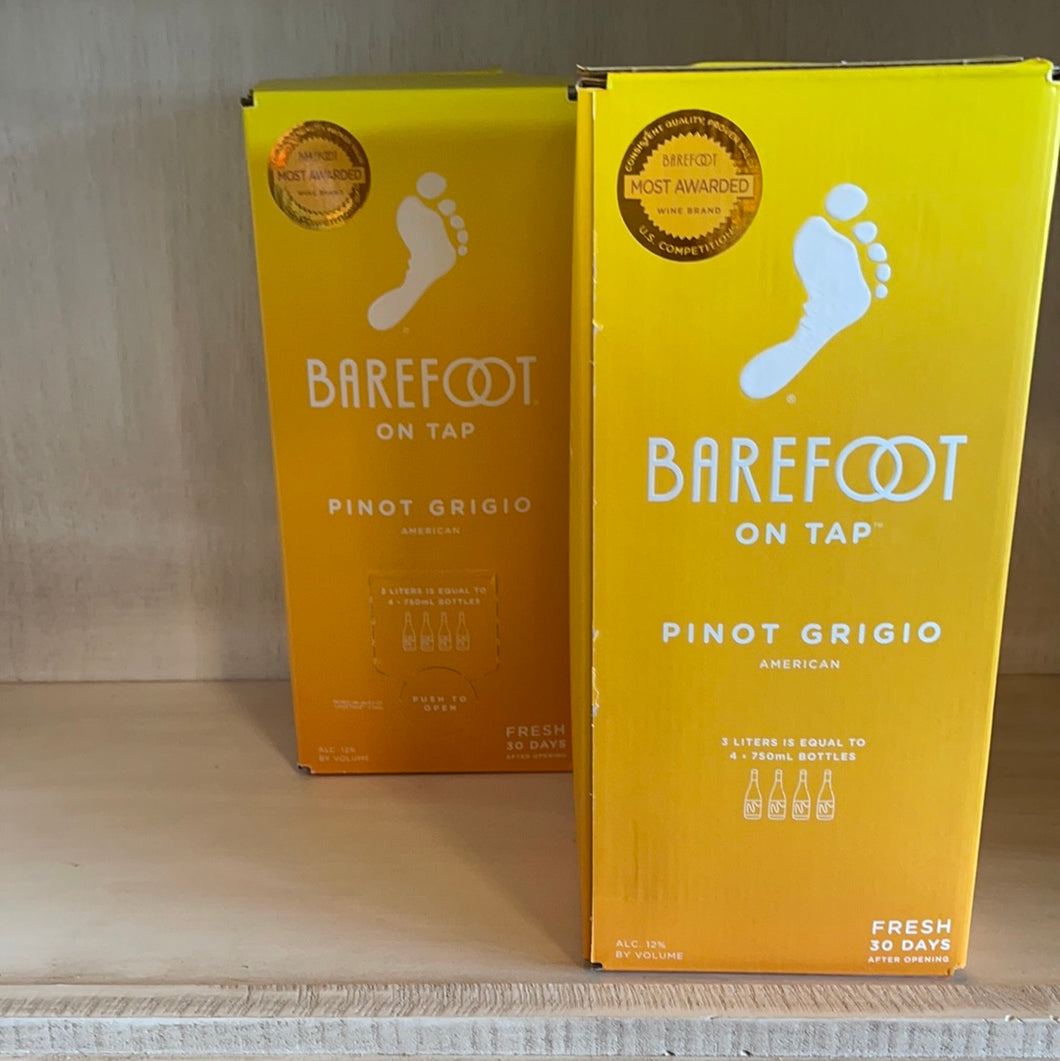 3L Box Wine on Tap - By: Barefoot