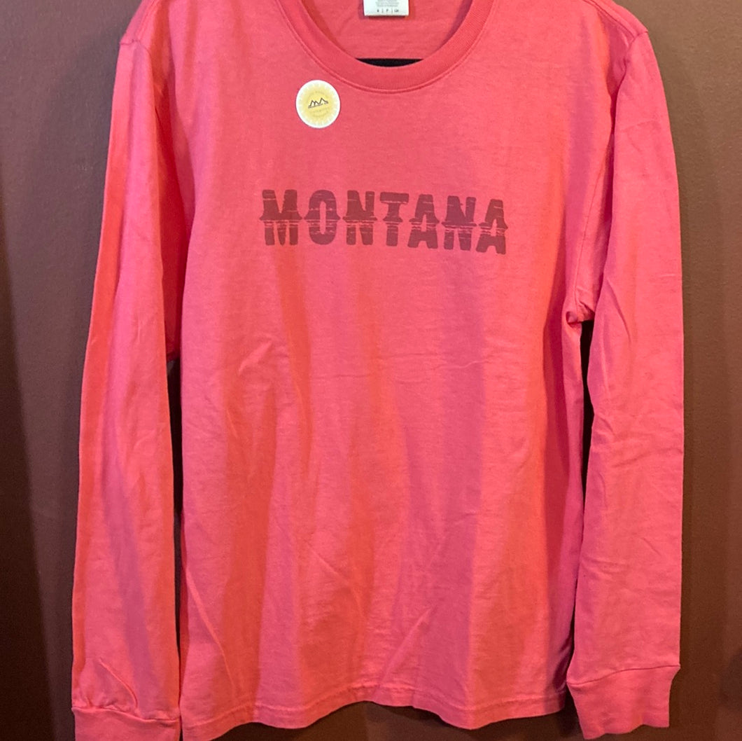 Long Sleeve Berry Montana T-Shirt - By: Mountain Air Apparel