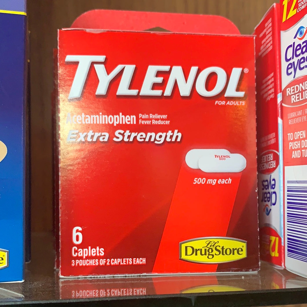 Tylenol Extra Strength - 6 / 500mg