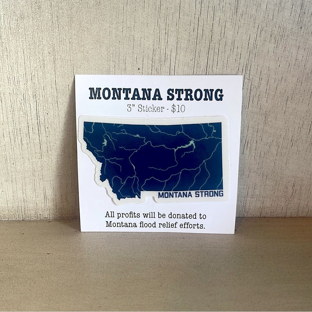 Montana Strong Stickers - By: Creatively Leanne