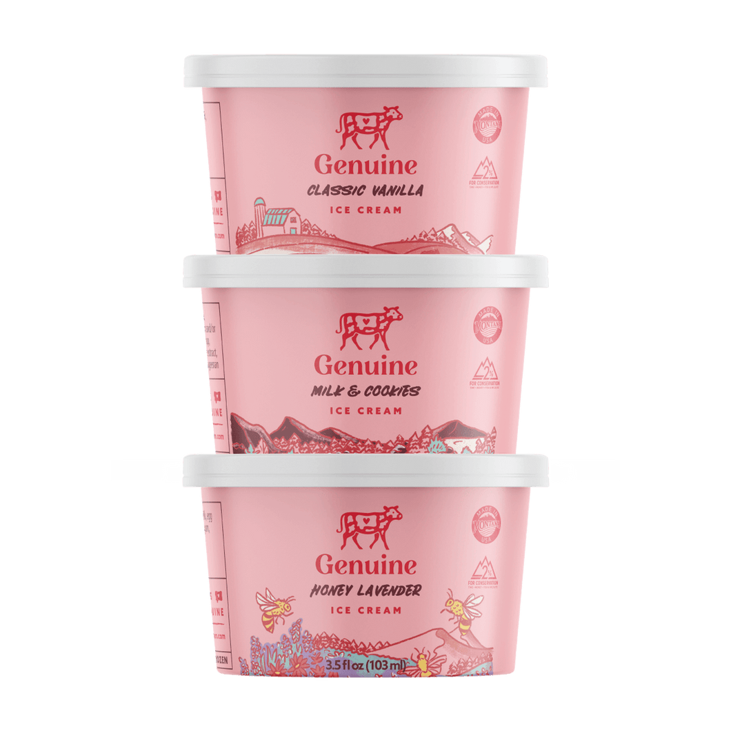 Smaller Batched Made Ice Cream - By: Genuine Ice Cream
