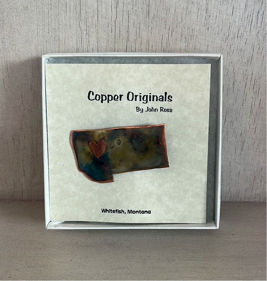 Copper Montana Pin